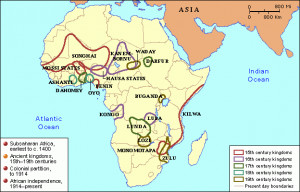 Ancient Africa Kingdom Map
