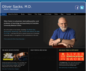 oliversacks.com: Oliver Sacks, M.D., Physician, Author, Neurologist ...