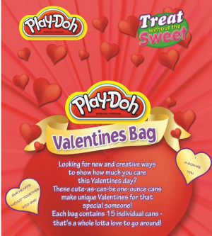 Play-Doh Valentines Bag – Treat without the Sweet!
