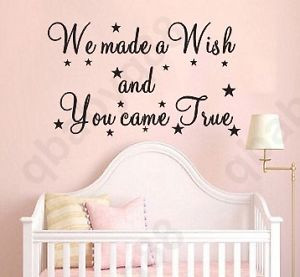 ... wish-Wall-Quotes-decal-Removable-stickers-decor-Vinyl-art-kids-nursery
