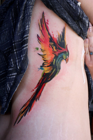Tattoos of the phoenix symbolize struggle, strife, and victory. The ...
