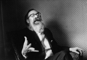 The poet John Berryman. I often quote a poem titled by his name, by ...