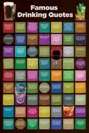 Famous Drinking Quotes - Maxi Poster