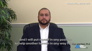 George Zimmerman talks about helping human beings. Paulo Fugen and ...