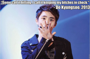 Seriously, stop the kkamjong mess. Kai don't like it, a lot of fans ...