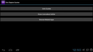 Some of the Eric Clapton Quotes we have covered in app are -