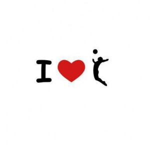 love, volleyball