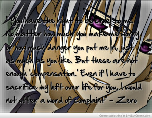 Zero Kiryu- Vampire Knight