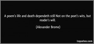 More Alexander Brome Quotes