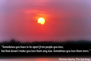 Nicholas Sparks Books Quotes