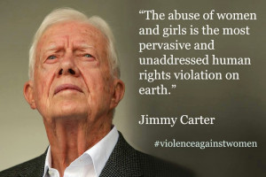 photo of jimmy carter that included a quote from him
