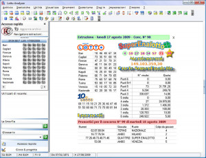 Lotto Analyzer è un programma per appassionati del gioco del lotto ...
