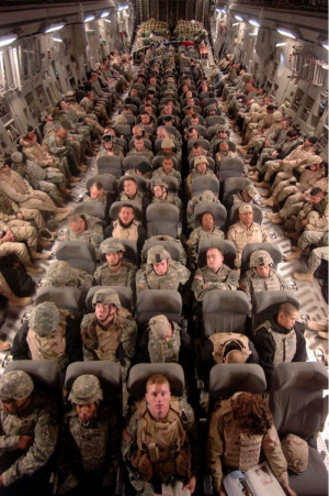 Soldiers coming home...
