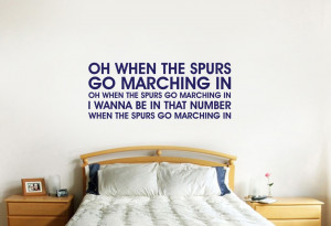 Home • Tottenham Hotspur FC Marching In Song Wall Sticker