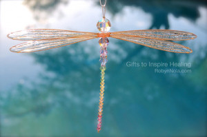 ... this image include: art, dragonflies, dragonfly, nature and suncatcher