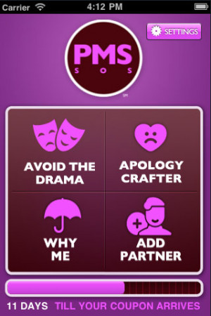Betty Crocker Warm Delights has launched a new app called PMS SOS ...