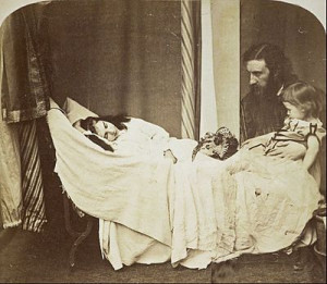George MacDonald with son, Ronald (right) and daughter, Mary ...