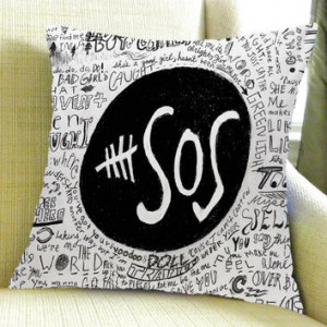 5SOS Liryc Quote Square Pillow Case Custom Zippered Pillow Case one ...