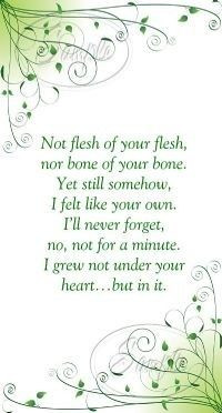 Great sentimental gift for adoptive mother, mother-in-law or someone ...