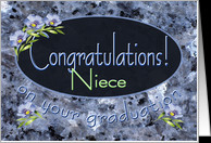 Niece Graduation Congratulations Wildflowers card - Product #613101