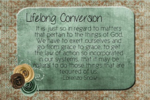 LDS Handouts: Lifelong Conversion