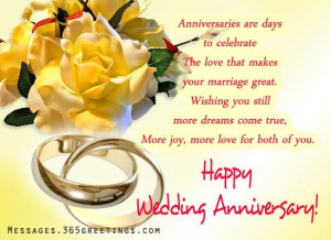 Anniversary Greetings Quotes for Couple | Marriage anniversary wishes ...