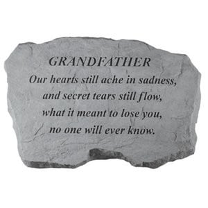 Grandfather - Our Hearts Still Ache - Memorial Stone (PM4123)