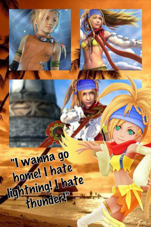 Final fantasy wallpapers~ Rikku by Emeraldfire131