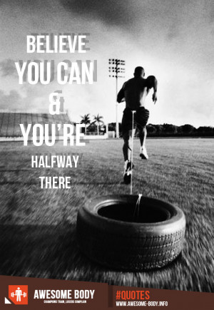 Sprinter Weight Training | Believe You Can | Motivation Fitness Quotes