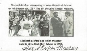 Elizabeth Eckford and Hazel Massery