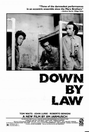 down by law poster jarmusch begnini waits lurie