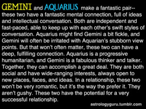 ... Gemini And Aquarius, Aquarius And Gemini, Gemini Aquarius, Aquarius
