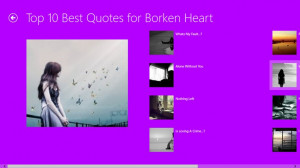 Screenshots Best Quotes for Broken Heart