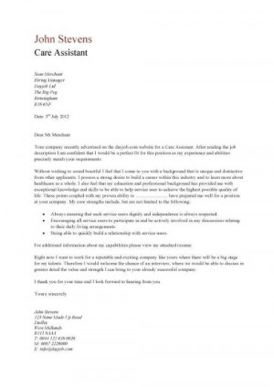 Dental Assistant Cover Letter Template