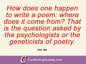 Allen Tate Quotes