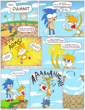 Sonic the Hedgehog Funny sonic comics- Arms the Fox