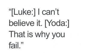 Love Yoda!)