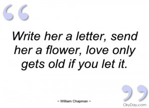 write her a letter william chapman