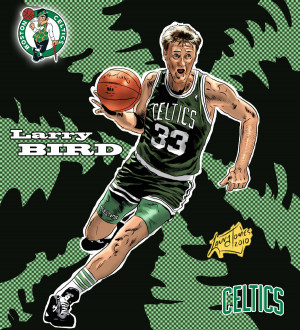 NBA Greats - Larry Bird by Lannytorres
