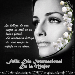 Feliz dia de la mujer.