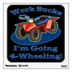 Funny ATV Stickers | this funny 4 wheeler design is great for the avid ...