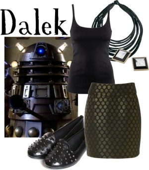 Dalek Caan Who Inspired Fashion