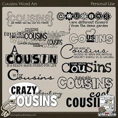 quotes for scrapbooking cousins quotes scrapbooking image search ...
