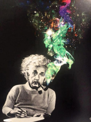 drugs #weed #Marijuana #albert #einstien #Albert Einstein #smoke