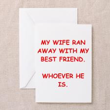 funny male chauvinist pig Greeting Card for