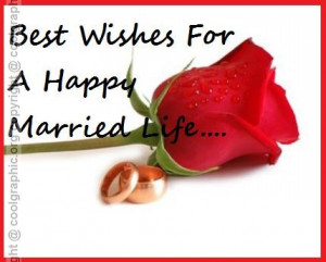 Best Wishes For A Happy Married Life