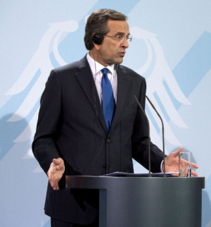 Greece's prime minister Antonis Samaras. ©AFP