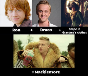ron plus draco plus grandmothers clothes equals