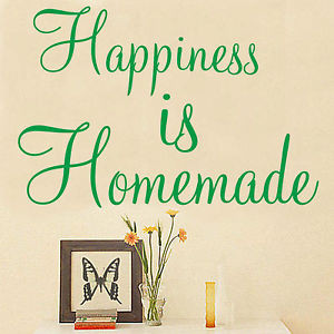 HAPPINESS-IS-HOMEMADE-Wall-art-sticker-quote-kitchen-home-modern-WQA72