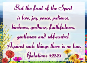 Care & Concern : Spiritual : Galatians 5:22